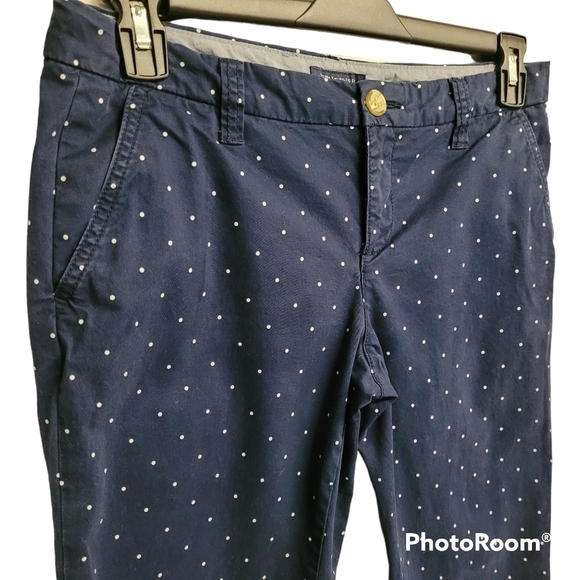 Tommy Hilfiger Navy Blue Polka-dot Montauk Chino Pants - Picture 2 of 9